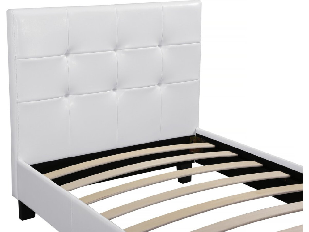 Tweepersoonsbed bed "Julia" - 90 x 190 cm - Wit