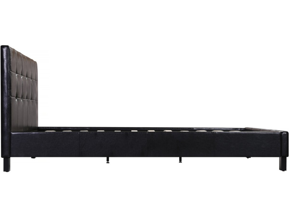 Tweepersoonsbed bed "Julia" - 140 x 190 cm - Zwart
