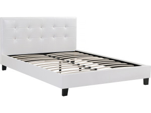 Tweepersoonsbed bed "Julia" - 140 x 190 cm - Wit