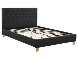 Tweepersoonsbed bed bedframe "Emmy" - 160 x 200 cm - Grijs Donkergrijs