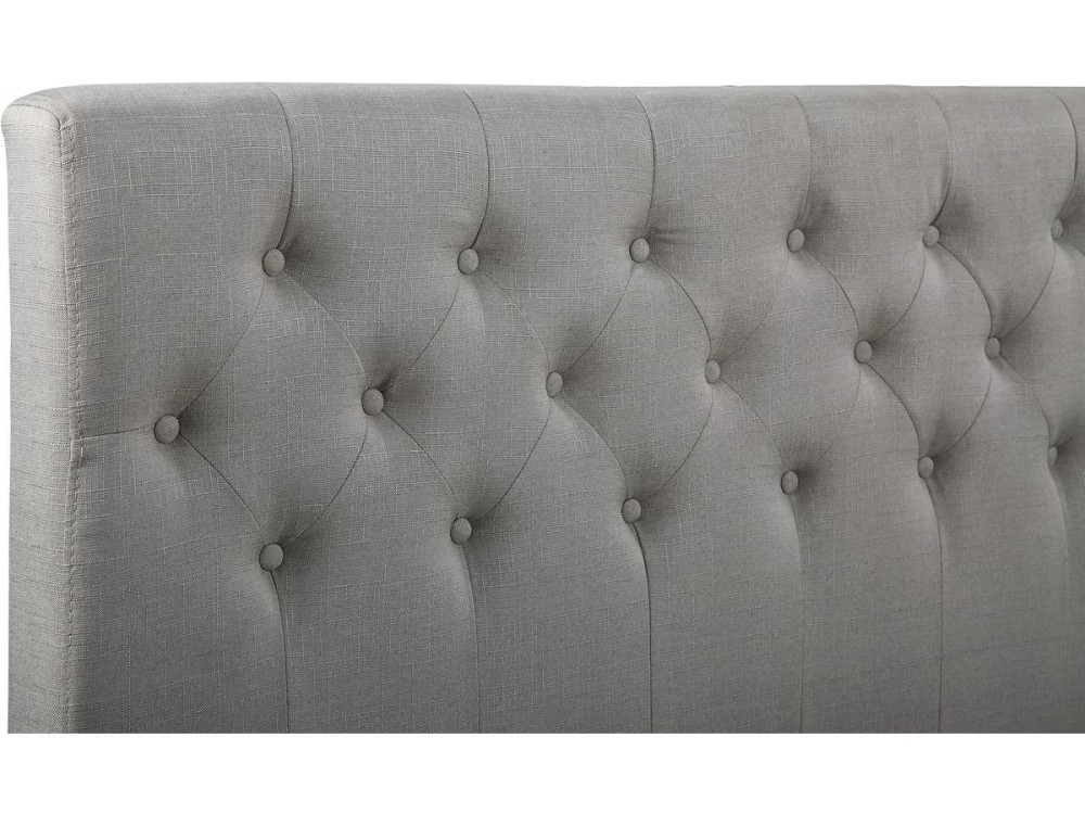 Tweepersoonsbed bed bedframe "Emmy" - 160 x 200 cm - Beige - lichtbruin