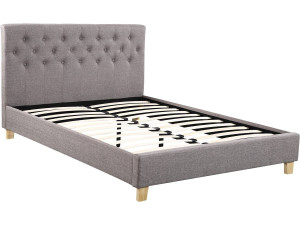 Tweepersoonsbed bed bedframe "Emmy" - 160 x 200 cm - Taupe - grijs bruin