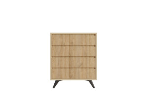Houten ladekast "Suvera" - 70 x 40 x 86 cm - Lichtbruin