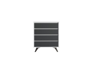Houten ladekast "Suvera" - 70 x 40 x 86 cm - Wit