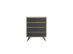 Houten ladekast "Suvera" - 70 x 40 x 86 cm - Bruin