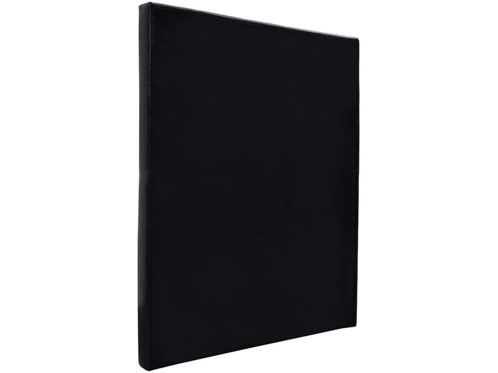 Hoofdbord bed gecapitonneerd "Déco" - 99 cm - Zwart - PVC