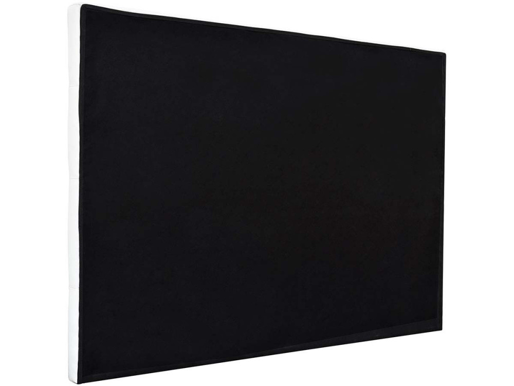 Hoofdbord bed gecapitonneerd "Déco" - 169 cm - Wit - PVC