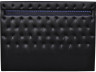 Hoofdbord bed met led verlichting "Déco" - 149 cm - Zwart