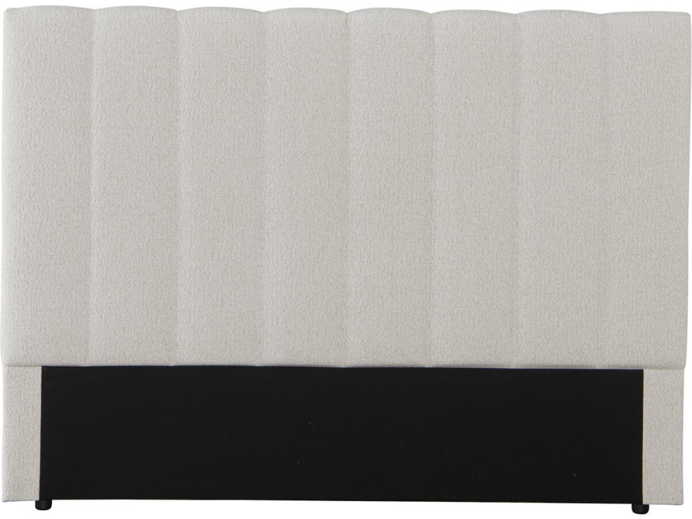 Hoofdbord van structuurstof "Val Thorens" - Beige - 140 cm