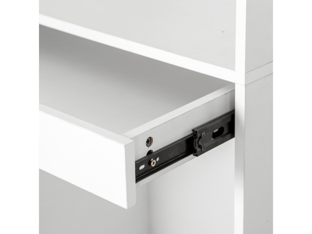 Opera" kledingkast met hangruimte en broekenrek - 60 x 45 x 180 cm - Wit