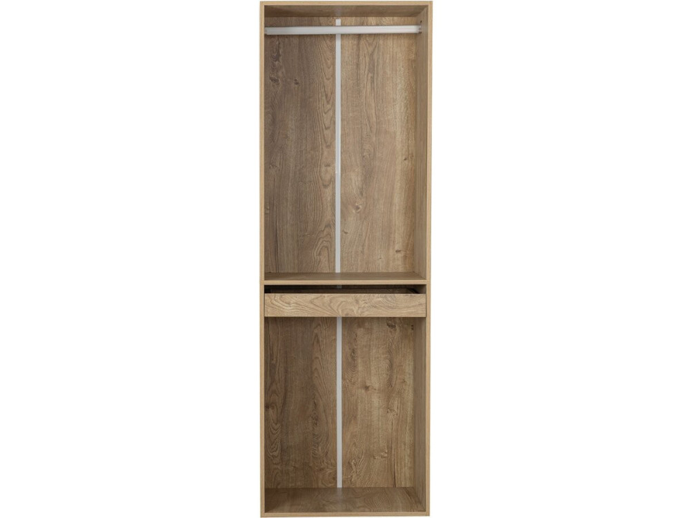 Kledingkast "Opéra" met hangruimte en broekenrek - 60 x 45 x 180 cm - Beige