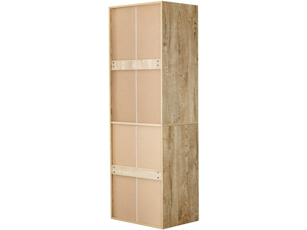 Kledingkast "Opéra" met hangruimte en broekenrek - 60 x 45 x 180 cm - Beige