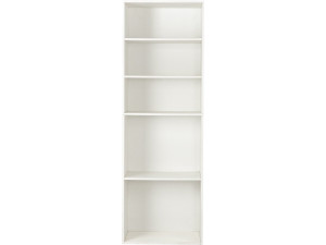 Opéra" kledingkast met 5 legplanken - 60 x 45 x 180 cm - Wit