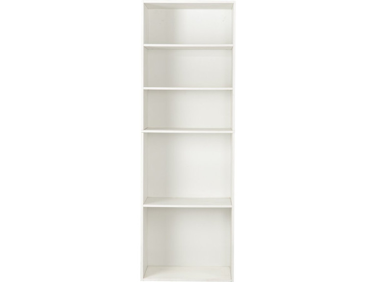 Opéra" kledingkast met 5 legplanken - 60 x 45 x 180 cm - Wit