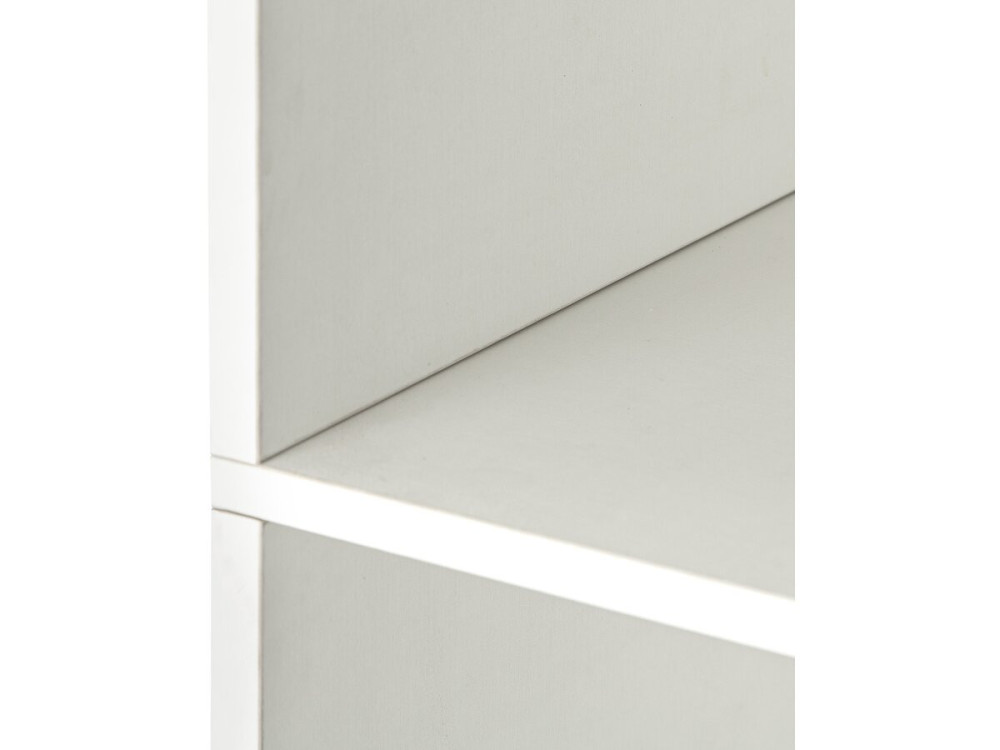Opéra" kledingkast met 5 legplanken - 60 x 45 x 180 cm - Wit