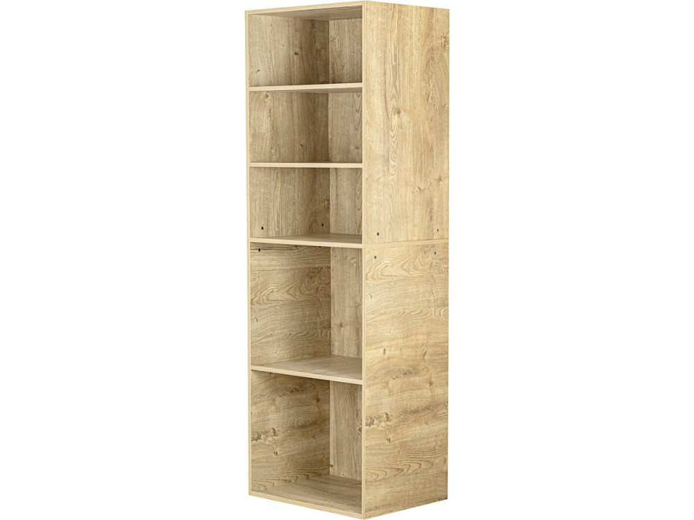 Opéra" kledingkast met 5 legplanken - 60 x 45 x 180 cm - Beige