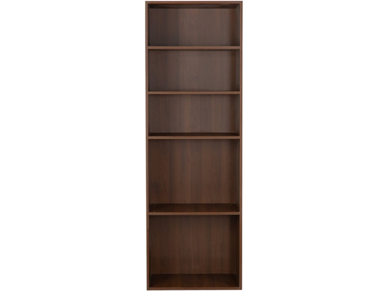 Opéra" kledingkast met 5 legplanken - 60 x 45 x 180 cm - Bruin