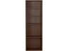Opéra" kledingkast met 5 legplanken - 60 x 45 x 180 cm - Bruin