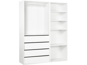 Opera" modulaire verkleedset - 2 eenheden - Wit