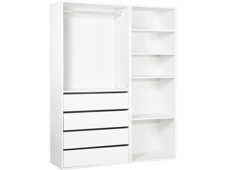 Opera" modulaire verkleedset - 2 eenheden - Wit