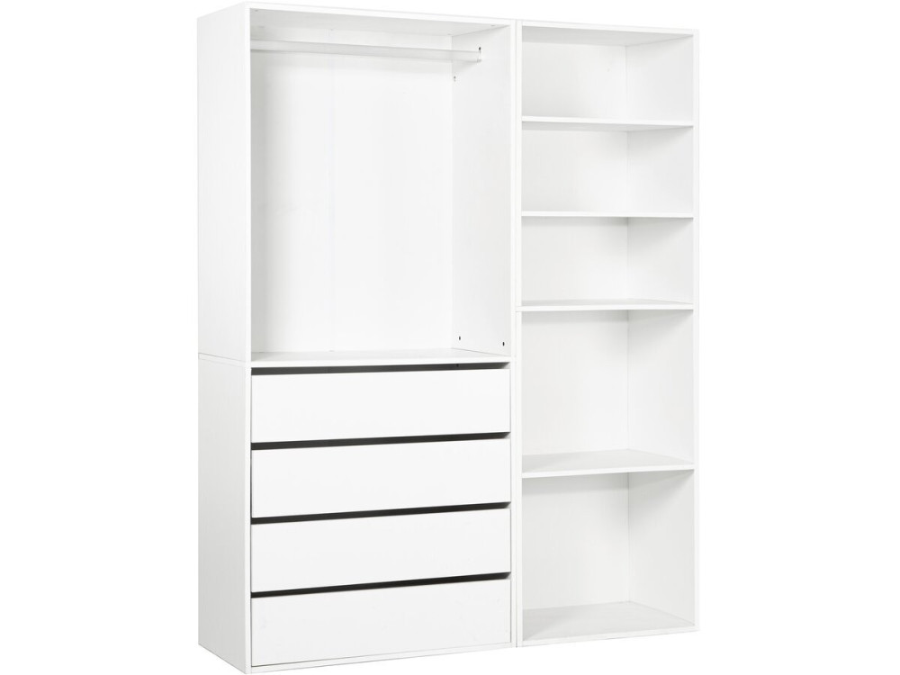 Opera" modulaire verkleedset - 2 eenheden - Wit