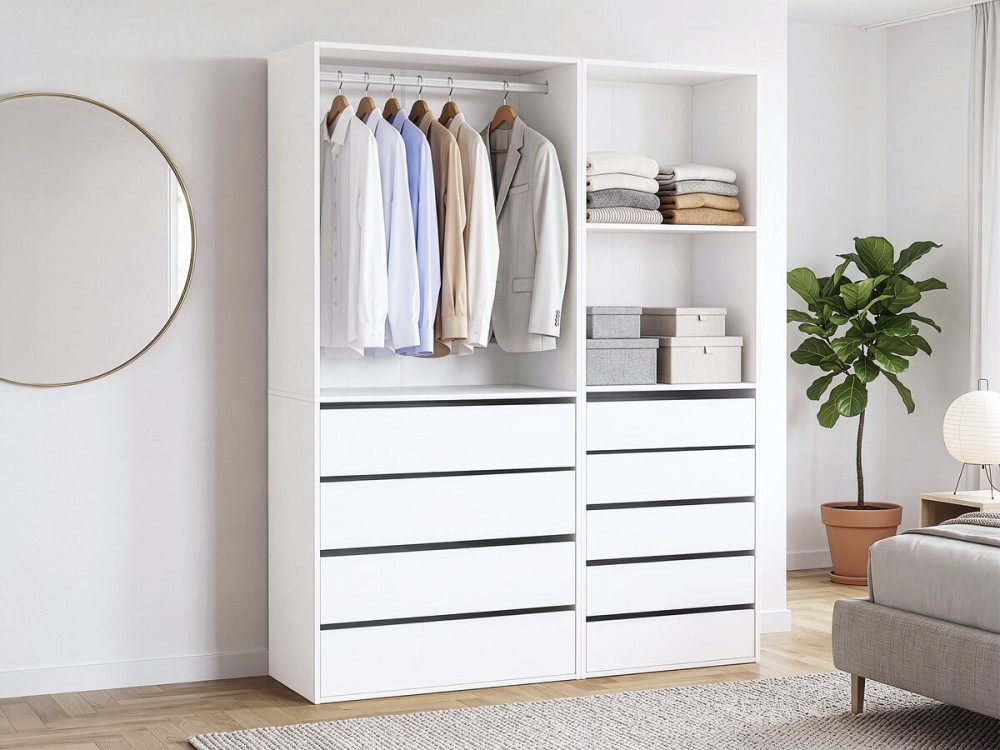Opera" modulaire verkleedset - 2 eenheden - Wit
