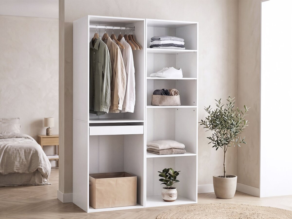 Opera" modulaire verkleedset - 2 eenheden - Wit
