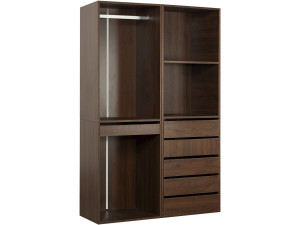 Opera" modulaire verkleedset - 2 eenheden - Bruin