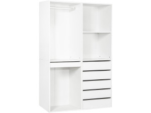 Opera" modulaire verkleedset - 2 eenheden - Wit