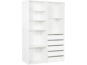 Opera" modulaire verkleedset - 2 eenheden - Wit