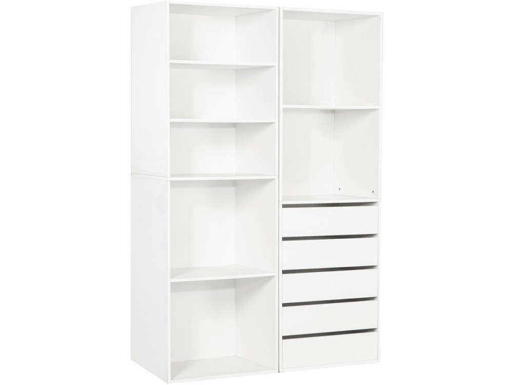 Opera" modulaire verkleedset - 2 eenheden - Wit