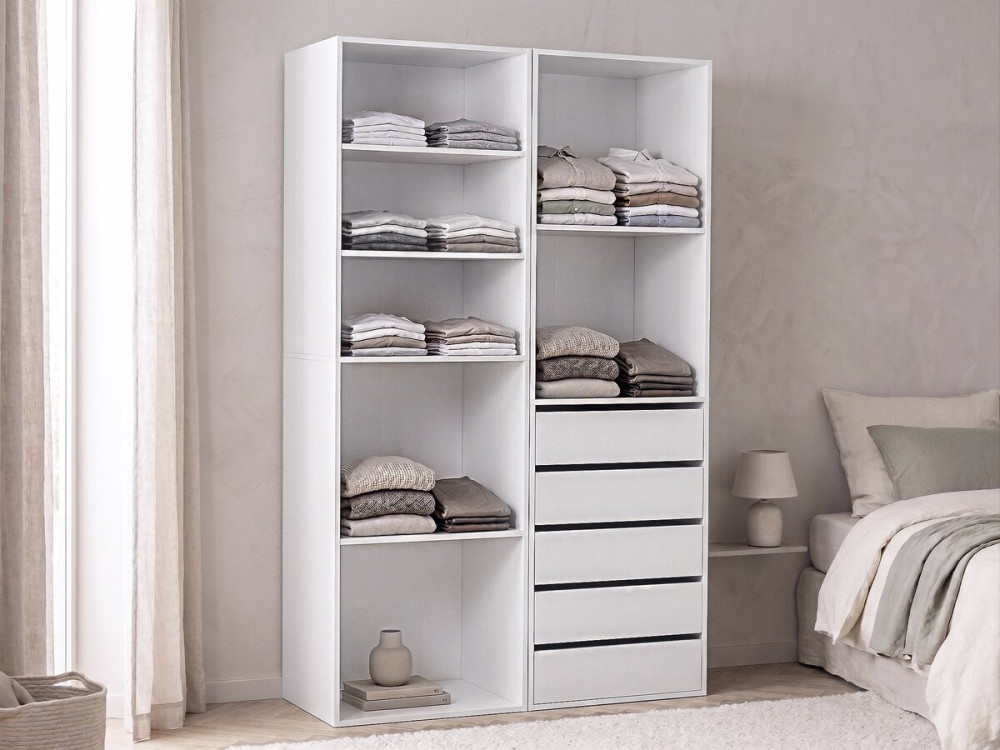 Opera" modulaire verkleedset - 2 eenheden - Wit