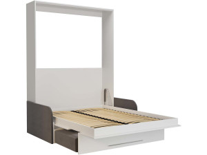 KYM SOFA 3" opklapbed - 140 x 200 cm - Wit