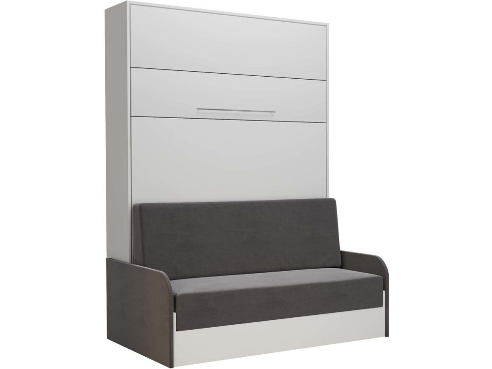 KYM SOFA 3" opklapbed - 140 x 200 cm - Wit