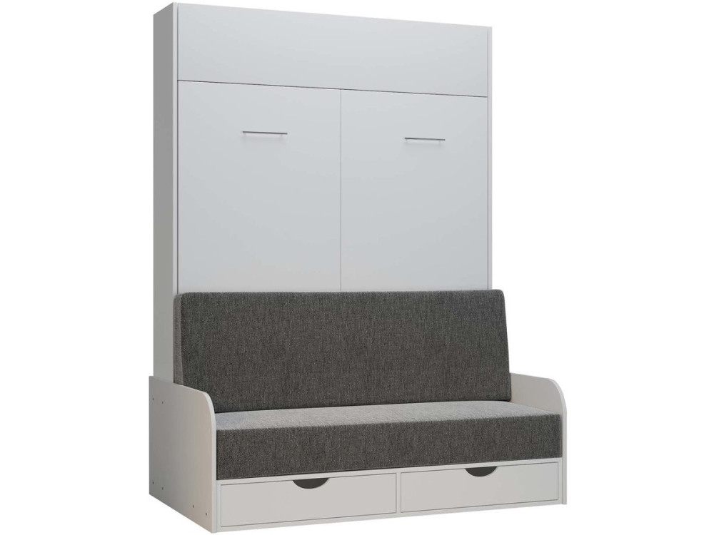 NYD SOFA 5" opklapbed - 140 x 200 cm - Wit