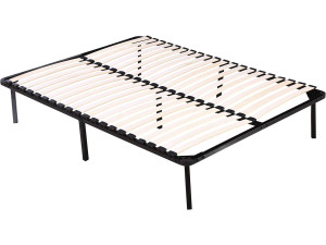 Lattenbodem met frame + poten voor matras 160 x 200 cm - 20 latten