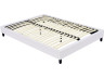 Bed bedframe met lattenbodem  - 140 x 190 cm - 20 latten - Wit