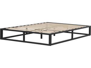 Tweepersoonsbed bedframe bed metaal 160 x 200 cm - Zwart
