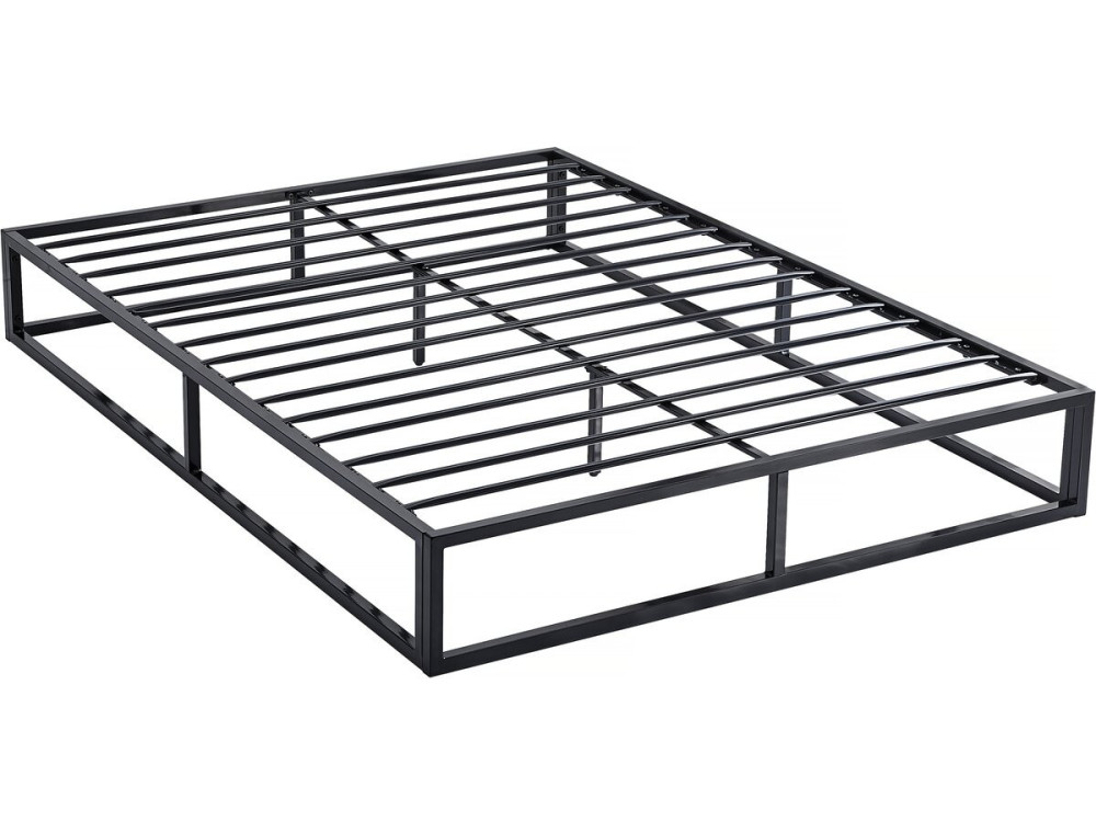 Tweepersoonsbed bedframe bed metaal 160 x 200 cm - Zwart