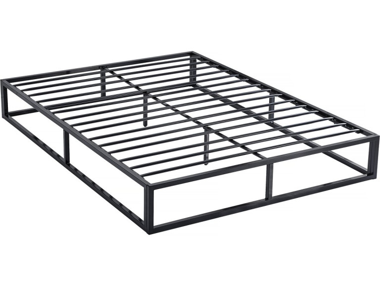 Tweepersoonsbed bedframe bed metaal 140 x 190 cm - Zwart