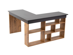 Houten bureau "Vesper" - 130 x 120 x 72 cm - AntracietAtlantisch grenen
