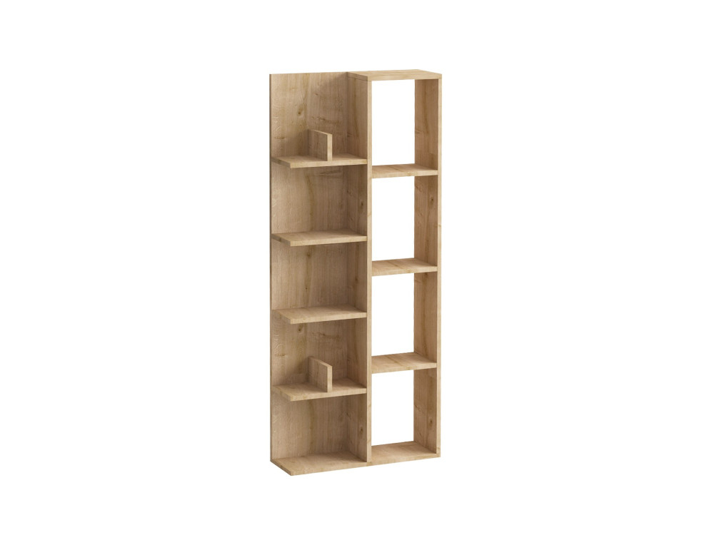 Houten boekenkast "Lily" - 60 x 18 x 150 cm - Eik