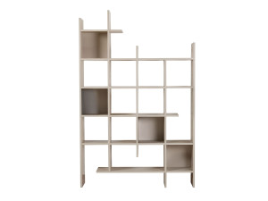 Houten boekenkast "Manco" - 122 x 25 x 188 cm - Zandsteen