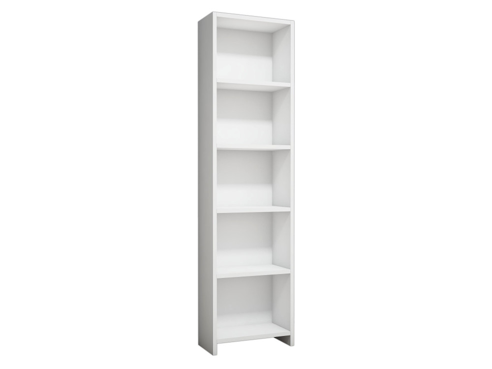 Houten boekenkast "Barkin" - 40 x 19 x 150 cm - Wit