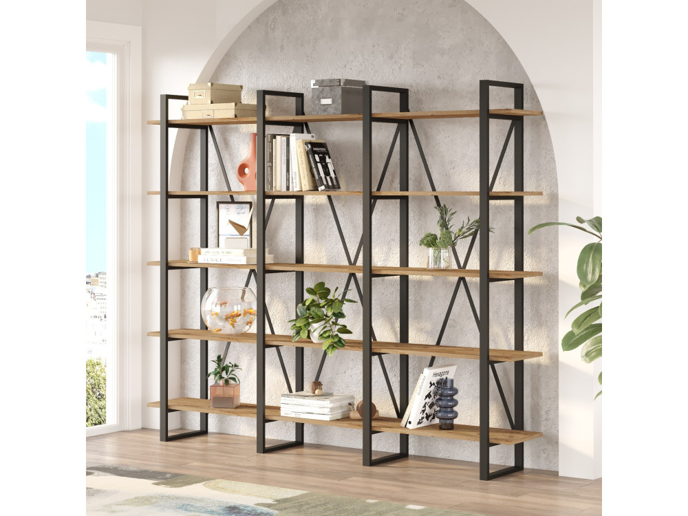 Houten boekenkast ML4 - 219 x 34 x 180 cm - Atlantisch grenen