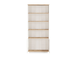 Houten boekenkast FR16 - 75 x 26 x 168 cm - Atlantic pineWit