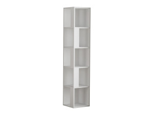 Piano" houten boekenkast - 34 x 34 x 161 cm - Wit