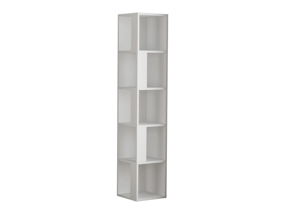 Piano" houten boekenkast - 34 x 34 x 161 cm - Wit
