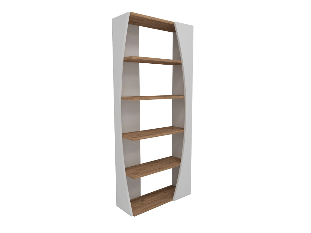 Houten boekenkast "Selge" - 63 x 23 x 150 cm - Atlantic PineWit