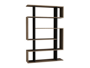 Houten boekenkast "Mito" - 110 x 25 x 161 cm - Sonoma EikAnthraciet